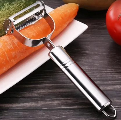 Thin slice peeler for vegetable strips - Ergonomic vegetable peeler