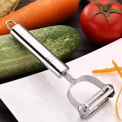 Thin slice peeler for vegetable strips - Ergonomic vegetable peeler