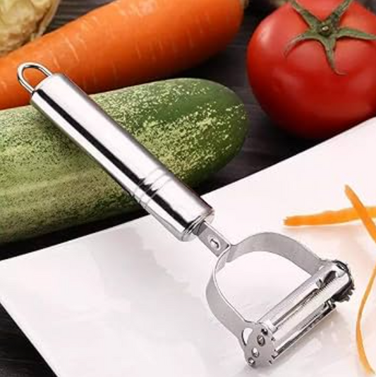 Thin slice peeler for vegetable strips - Ergonomic vegetable peeler