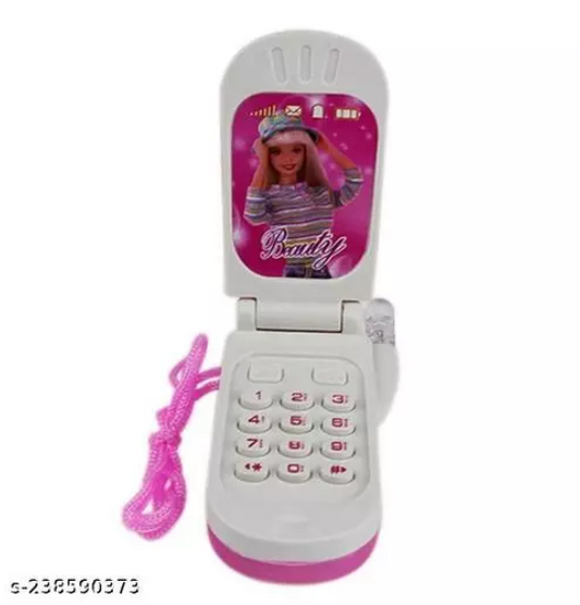 Barbiee Mobile Phone Toy with Songs & Light for Kids