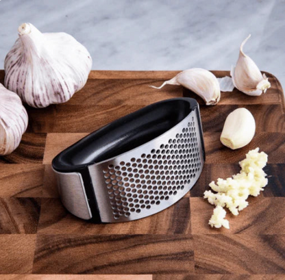 Stainless Steel Garlic Press Crusher