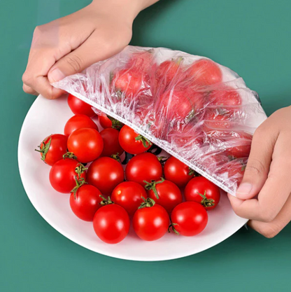 100Pcs Disposable Plastic food Wrap