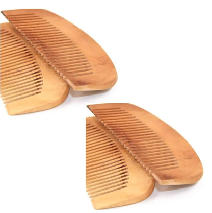 Wood Root Pocket Comb - Natural wood comb
