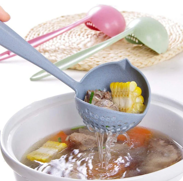 Cooking Shovels 2 in 1 Long Handle Soup Spoon