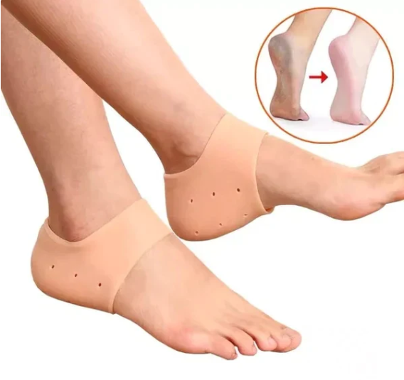 Silicone Socks and Anti Heel Protector (Pair)