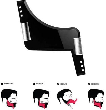 Beard Shaping Tool - Beard comb and shaper