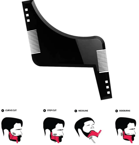 Beard Shaping Tool - Beard comb and shaper