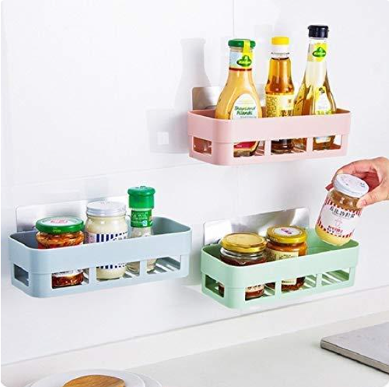 Rectangle Shelf Bathroom & Kitchen Organizer Shelf Rack