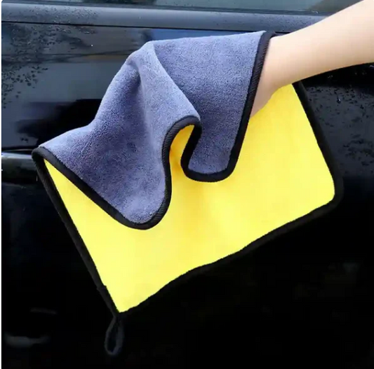 1 Pcs Multi Purpose Yellow Microfiber Towel - Car cleaning cloth
