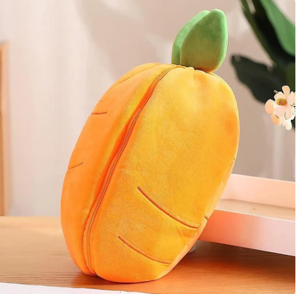 Cute Reversible Flopp Rabbit Carrot Plush Toy