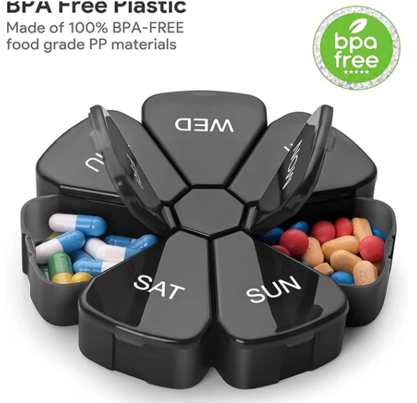 7-Part Pill Container - Pill organizer