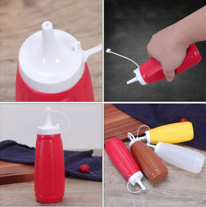 01 Pcs Refillable Sauce Squeeze Bottl