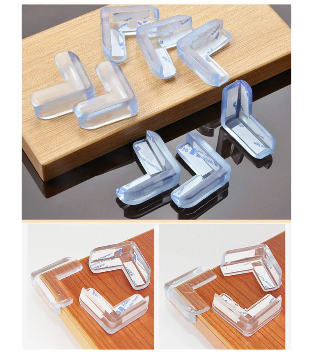 04 Pcs Silicone Table Corner Protector for Kids