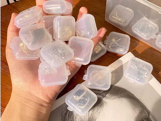 Transparent Mini Jewelry Storage Box