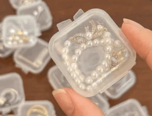 Transparent Mini Jewelry Storage Box