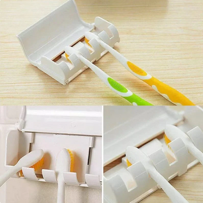 Toothpaste Dispenser & Brush Holder