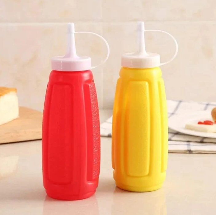 1 Pcs Plastic Ketchup Dressing Bottle