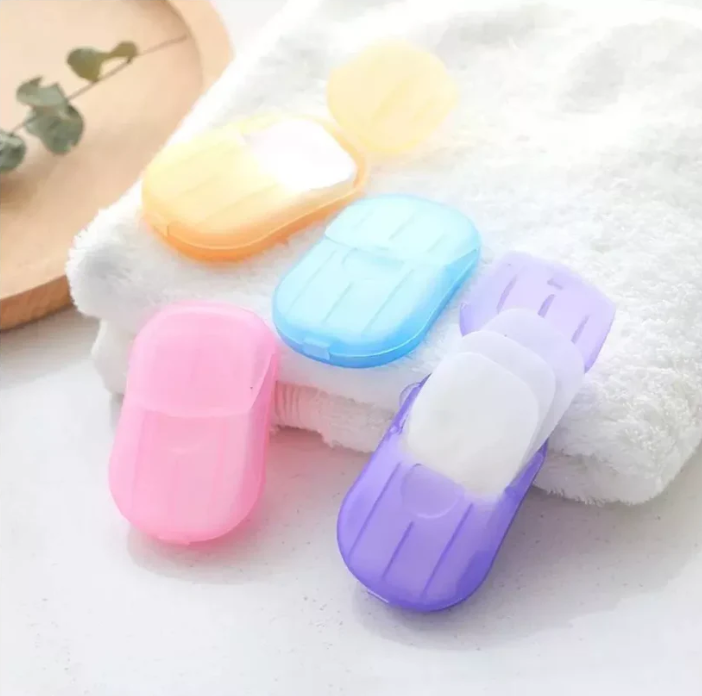 Handy Travel Portable Anti-Bacterial Clean Paper Soap (Pack Of 2)