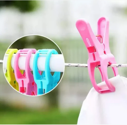 12 Pcs Jumbo Size Strong Holding Grip Clothes Clips