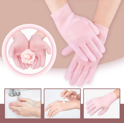 Silicone Gel Moisturizing Gloves - Hand care gloves