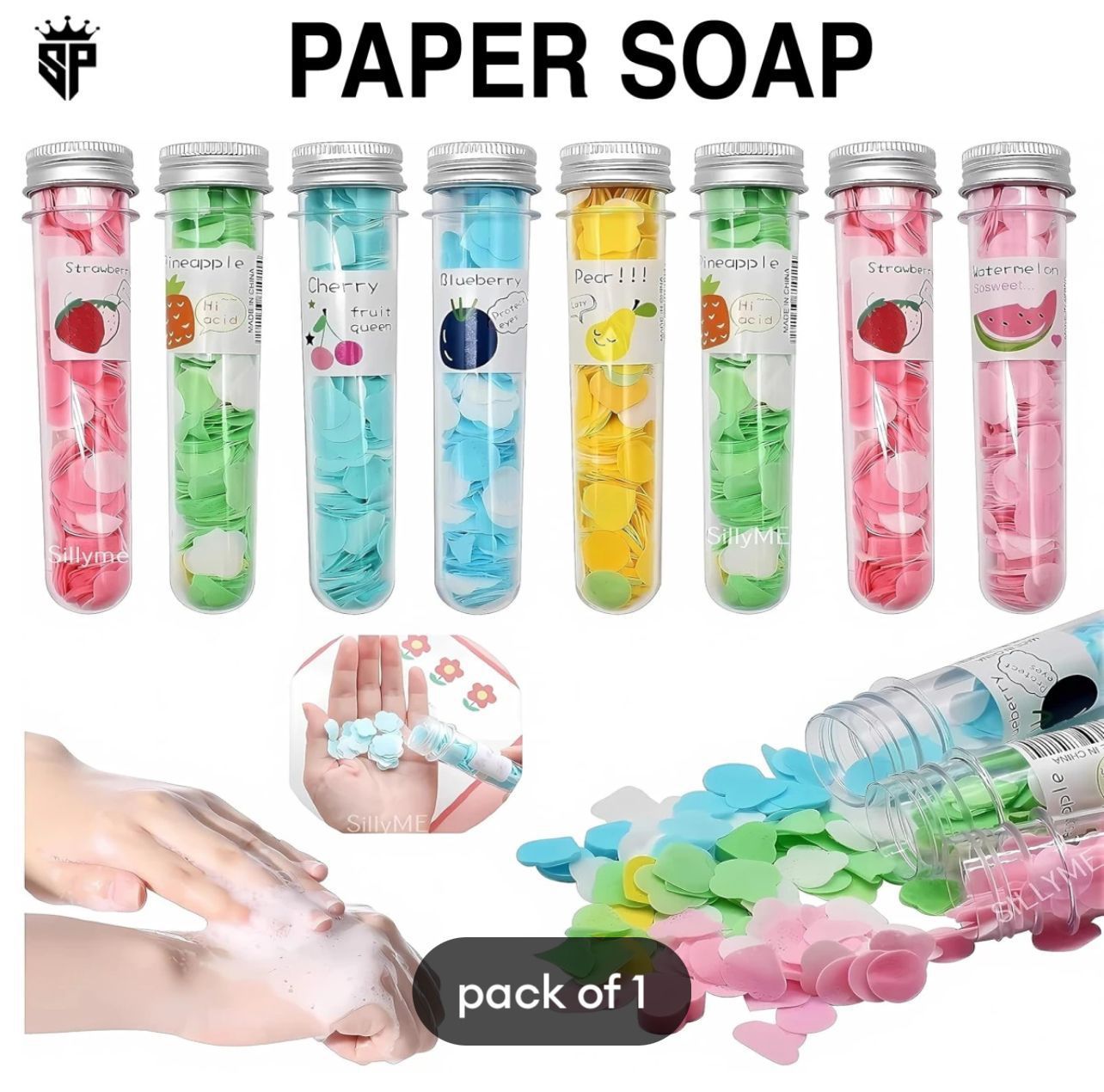 Travel Soap Paper Tube - Mini Soap Papers