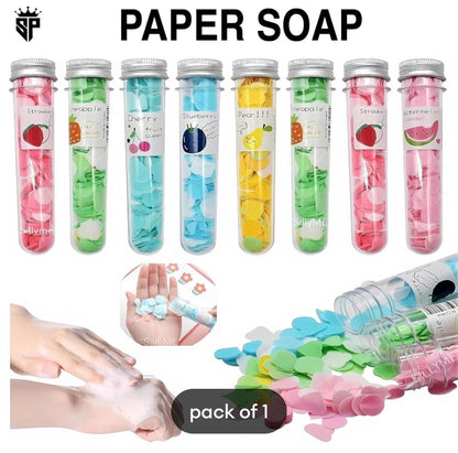 Travel Soap Paper Tube - Mini Soap Papers