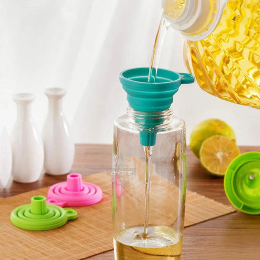 Collapsible Silicone Foldable Funnel