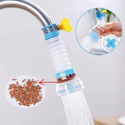 Fan Faucet Clip 360 Rotating Flexible Kitchen Faucet Water Filter