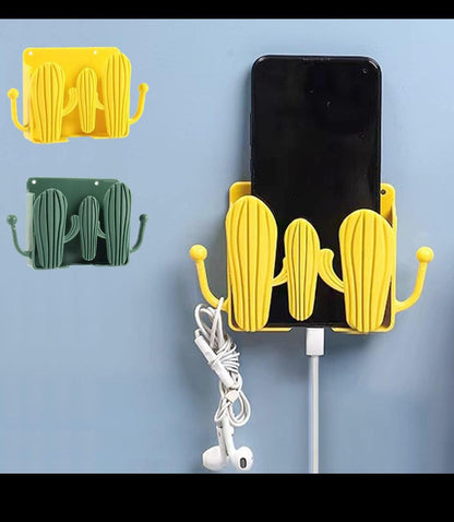 Cactus Shape Wall Mounted Mobile Holder