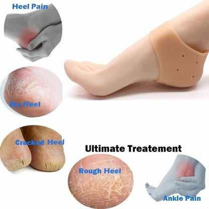 Silicone Moisturizing Heel Gel Feet Care Socks (Pair)