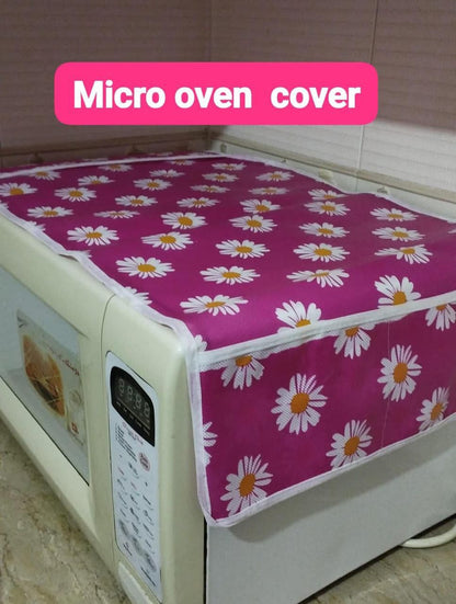Microwave Oven Cover With Storage Pockets - Oven Dust Cover