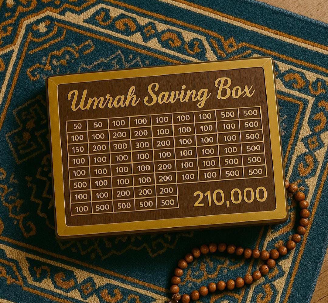 Umrah Money Box - Saving Box For Umrah