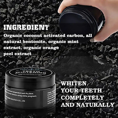 01 Pcs Charcoal Teeth Whitening Powder - 30g