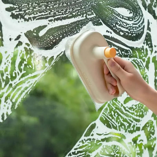 01 Pcs Magic Brush & Replaceable Disposable Magic Cloth - 50 Disposable Cleaning Rags