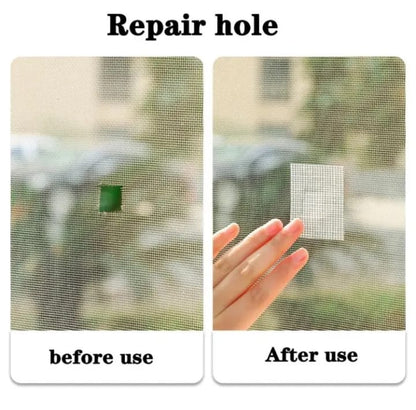 02 Pcs Window Net Mesh Screen Repair Tape (5x200cm)