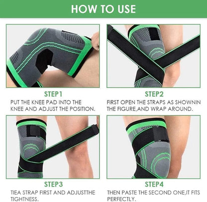 Knee Support Compression Professional Protective Knee Pad Basketball Tennis Cycling