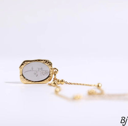 Fancy Beautiful Stainless Steel Mirror Rose Flower Pendants For Her
