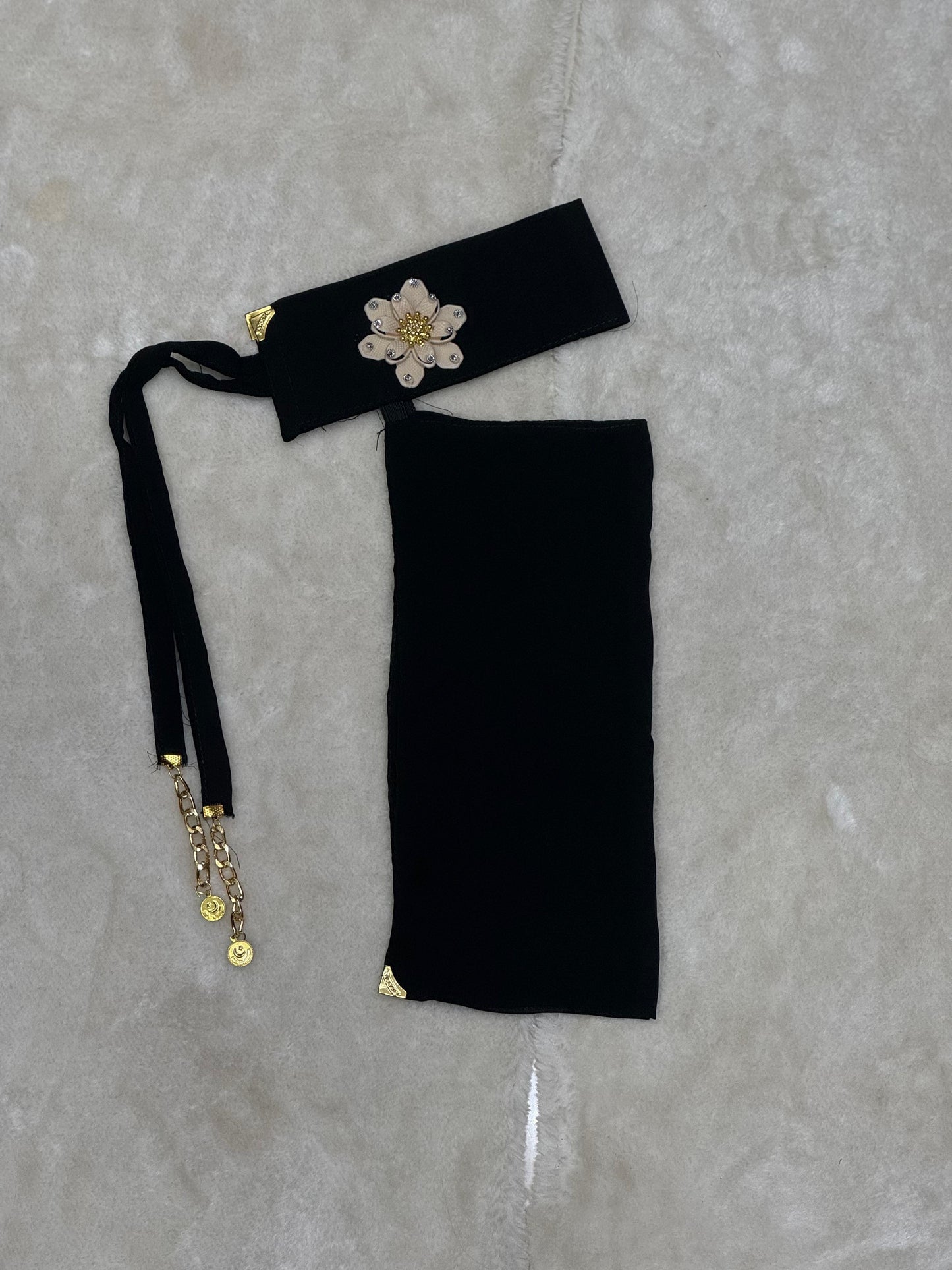 Saudi Style Niqab - Embroidered niqab - Customized Niqab - Modest Wear Niqab