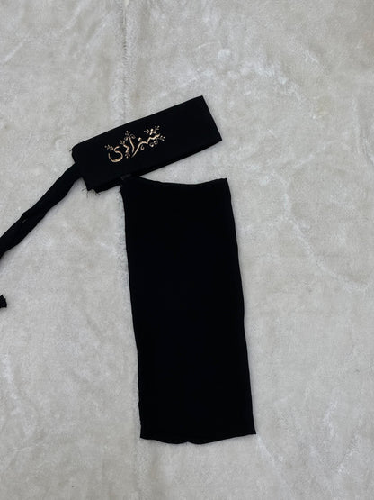 Saudi Style Niqab - Arabic Embroidery Niqab - Formal Niqab For Women
