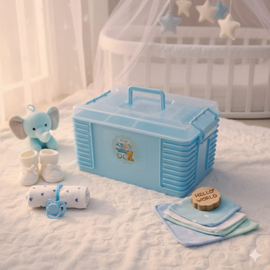 Baby Accessories Box - Newborn Gift Pack - Baby Essentials Organizer