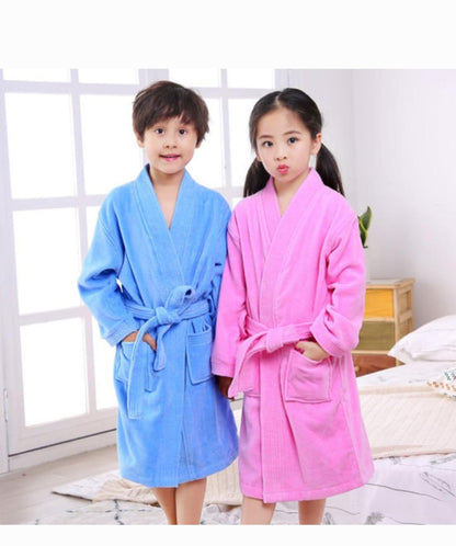 Kids Premium Terry Cotton Bathrobe