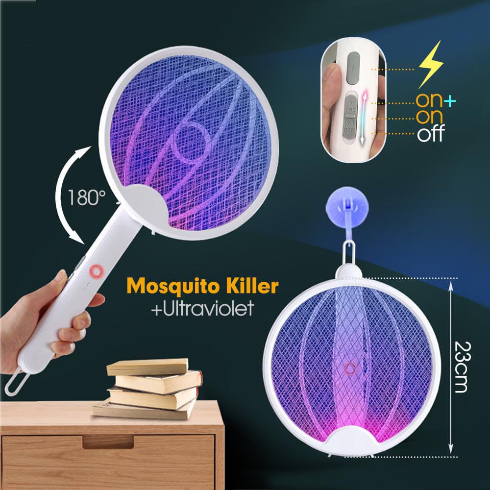 Foldable UV Light Mosquito Racket – Powerful Protection Anywhere