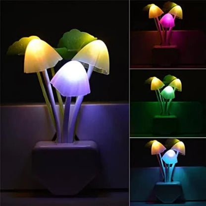 03 Pcs Sensor LED Mushroom Night Light