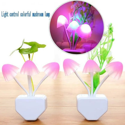 03 Pcs Sensor LED Mushroom Night Light