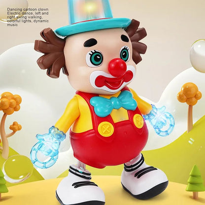 Electric Dancing Clown Toy – Music & Light Fun