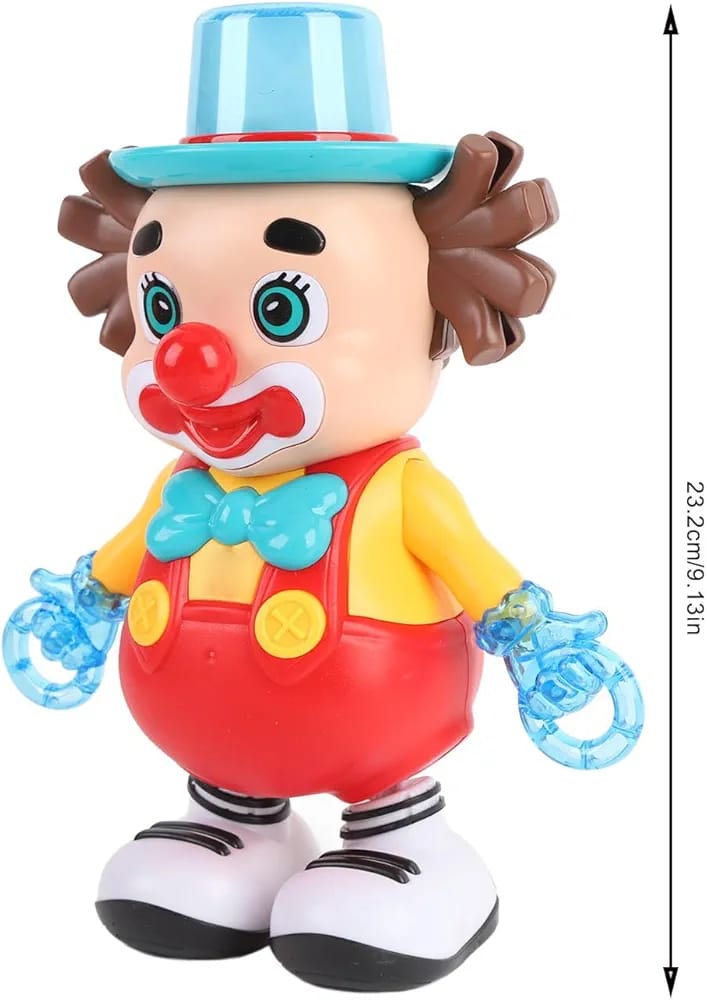 Electric Dancing Clown Toy – Music & Light Fun