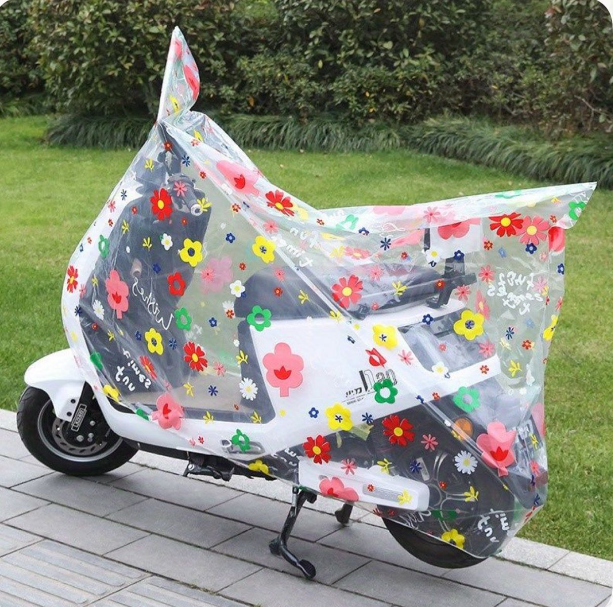 Bike/Scooty Printed Dustproof Cover