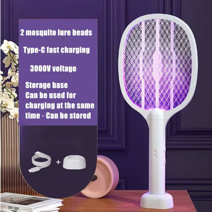 Electric Mosquito & Fly Swatter – Powerful Indoor & Outdoor Protection