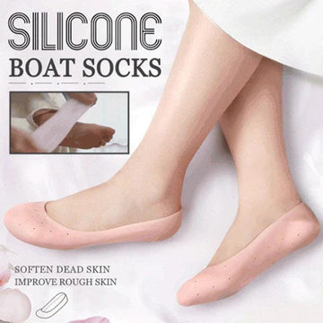 Silicone Socks Full Heels - Full Silicon Gel Socks (Pair)