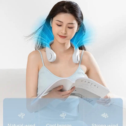 Hands-Free Rechargeable Neck Fan